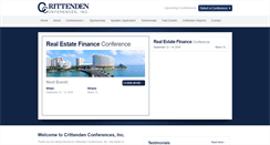 Desktop Screenshot of crittendenconferences.com